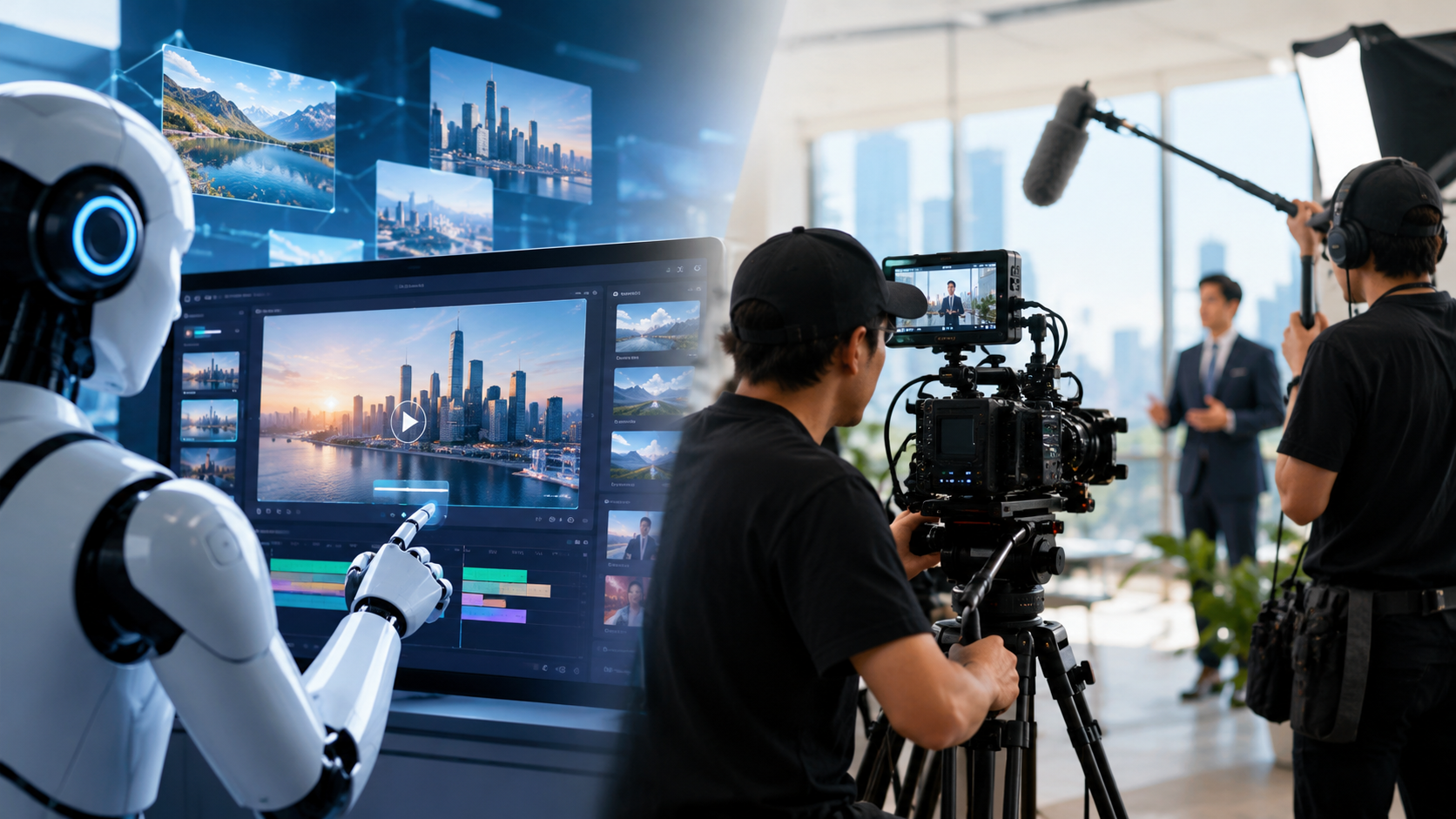 AI Có Thể Thay Thế Ekip Quay Phim Doanh Nghiệp Không?